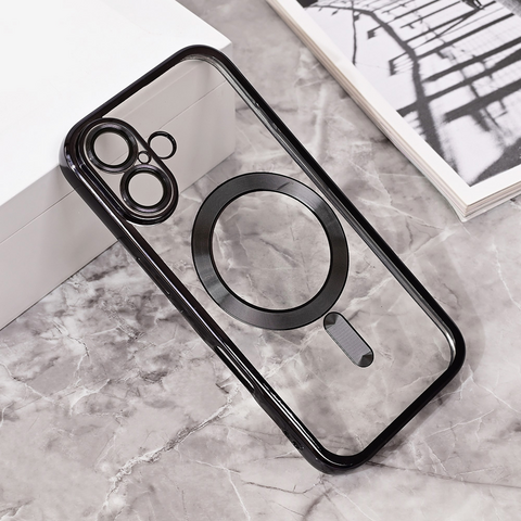 Zastitna maska (futrola) Magsafe Lux - iPhone 16 6.1 crna.