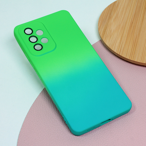 Zastitna maska (futrola) Rainbow Spring - Samsung A336 Galaxy A33 5G zeleno svetlo plava.