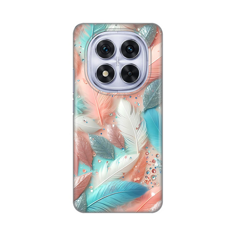 Zastitna silikonska maska (futrola) PRINT - Xiaomi Redmi Note 14 Pro 5G (EU) Pastel Feathers.