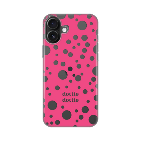 Zastitna ultra tanka (skin) maska / futrola PRINT - iPhone 16 Plus 6.7 Dottie Dottie Pink.