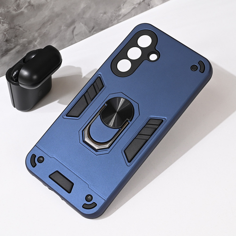 Zastitna maska (futrola) Hard Ring - Samsung A566 Galaxy A56 5G tamno plava.