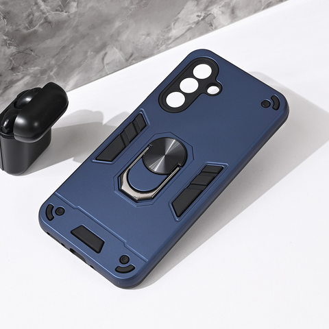 Zastitna maska (futrola) Hard Ring - Samsung A266 Galaxy A26 5G tamno plava.