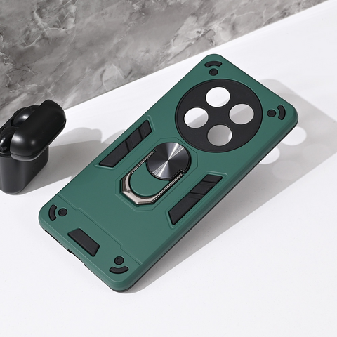 Zastitna maska (futrola) Hard Ring - Huawei Honor Magic 7 lite tamno zelena.