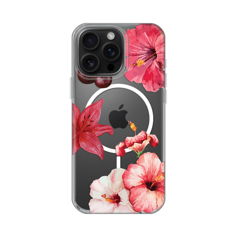 Zastitna maska (futrola) print Magsafe - iPhone 16 Pro Max 6.9 Hibiscus.