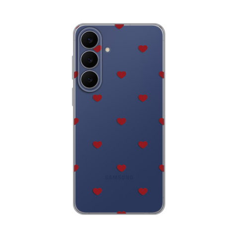 Zastitna silikonska maska (futrola) PRINT - Samsung S731B Galaxy S25 Fe Red Hearts.