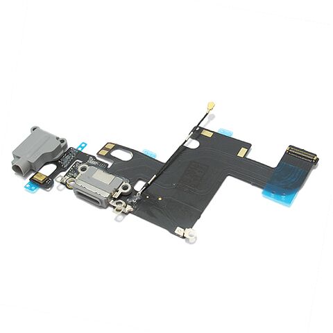 Flet kabal (kabl) kabl - Iphone 6G sa konektorom punjenja i Handsfree slušalica crni (MS).