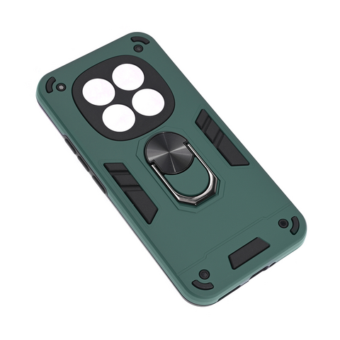 Zastitna maska (futrola) Hard Ring - Xiaomi Redmi Note 15 Pro Plus tamno zelena.