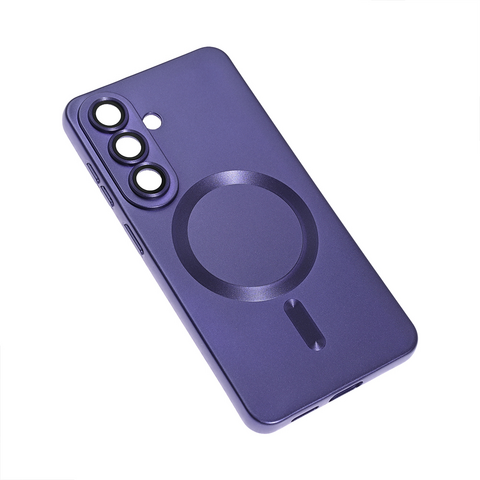 Zastitna maska (futrola) Magsafe Chrome - Samsung S941 Galaxy S26 ljubicasta.