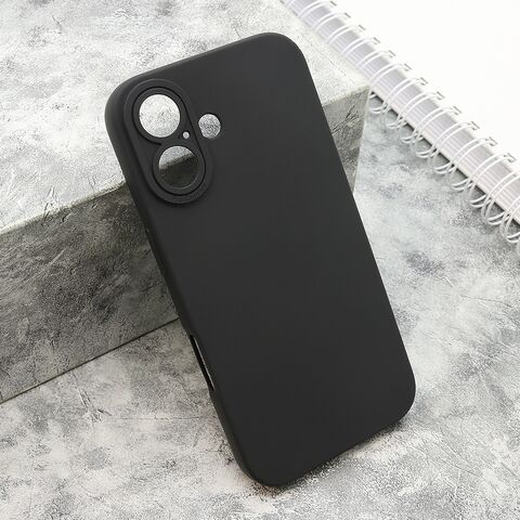 Zastitna silikonska maska (futrola) Pro Camera - iphone 16 (6.1) crna (MS).