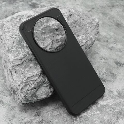 Zastitna silikonska maska (futrola) BRUSHED - Huawei Honor X9D/Magic 8 lite crna (MS).