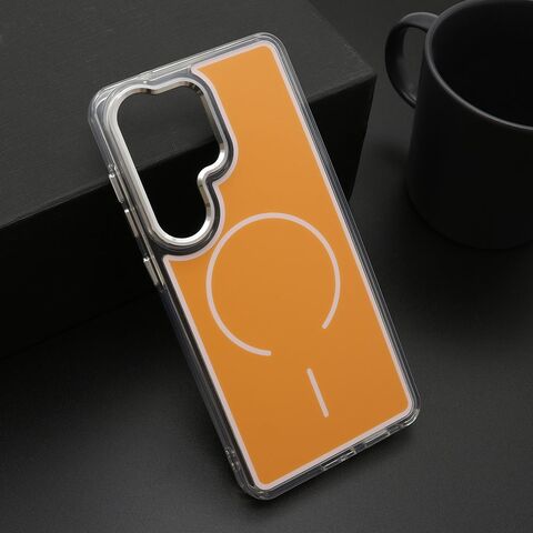 Zastitna maska (futrola) CLASSIC LOOK MagSafe - Samsung S948 Galaxy S26 Ultra 5G narandzasta (MS).