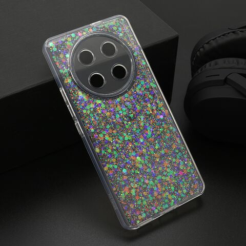 Zastitna maska (futrola) CRYSTAL GLOW - Huawei Honor X9C/Magic 7 lite srebrna (MS).