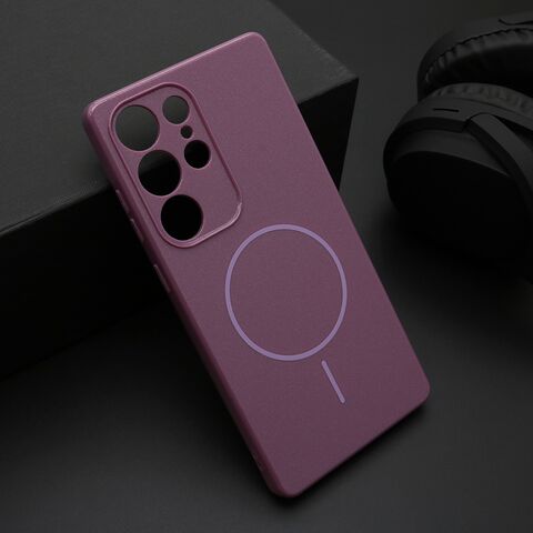 Zastitna maska (futrola) JELLY MagSafe - Samsung S938 Galaxy S25 Ultra 5G ljubicasta (MS).