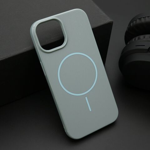 Zastitna maska (futrola) JELLY MagSafe - iPhone 15 mint (MS).