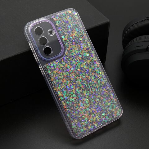 Zastitna maska (futrola) CRYSTAL GLOW - Samsung A566 Galaxy A56 5G ljubicasta (MS).