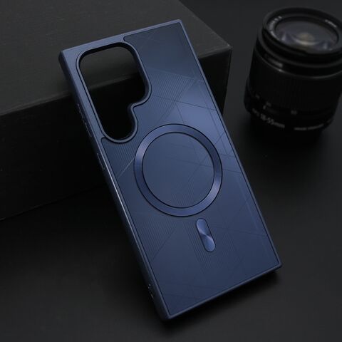 Zastitna maska (futrola) ZEN SHIELD MagSafe - Samsung S928 Galaxy S24 Ultra 5G plava (MS).