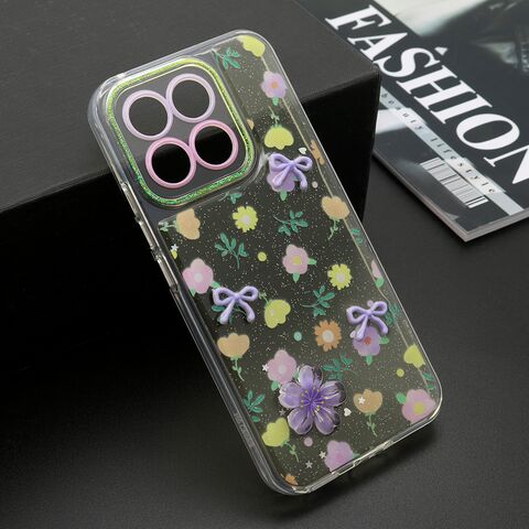 Zastitna maska (futrola) WHISPER - Huawei Honor X8c zuta (MS).