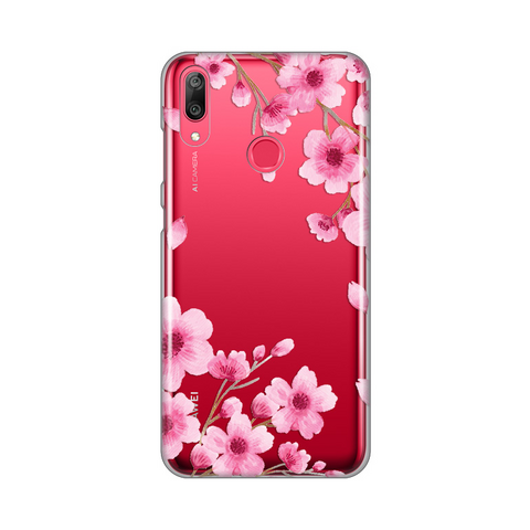 Zastitna ultra tanka (skin) maska / futrola PRINT - Huawei Y7 (2019)/Y7 Prime (2019) Rose flowers.