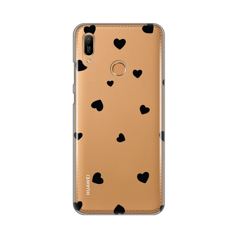 Zastitna ultra tanka (skin) maska / futrola PRINT - Huawei Huawei Y6 (2019)/Honor 8A Hearts.