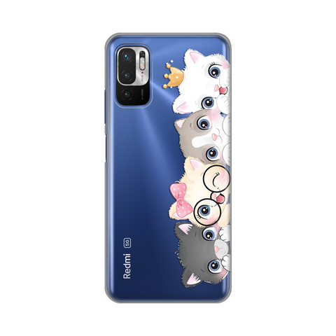 Zastitna ultra tanka (skin) maska / futrola PRINT - Xiaomi Redmi Note 10 5G Cats.