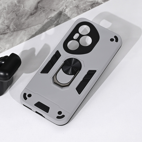 Zastitna maska (futrola) Hard Ring - Huawei Honor 400 Pro siva.