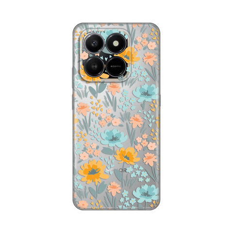 Zastitna ultra tanka (skin) maska / futrola PRINT - Honor X7d 4G/400 Smart 5G Lovely Flowers.