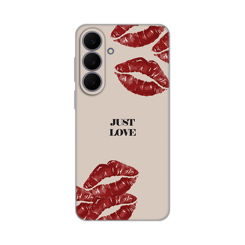 Zastitna ultra tanka (skin) maska / futrola PRINT - Samsung S731B Galaxy S25 Fe Just Love.