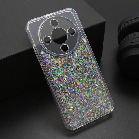 Zastitna maska (futrola) CRYSTAL GLOW - Huawei Honor X9D/Magic 8 lite srebrna (MS).