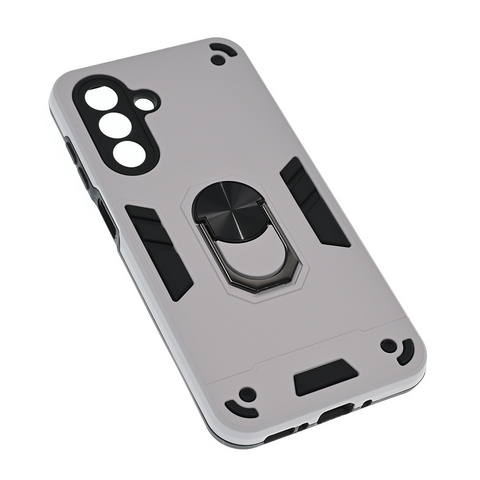 Zastitna maska (futrola) Hard Ring - Samsung A266 Galaxy A26 5G svetlo siva.