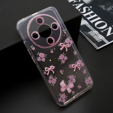 Zastitna maska (futrola) WHISPER - Huawei Honor X9D/Magic 8 lite roze (MS).