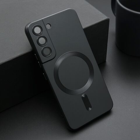 Zastitna maska (futrola) ELEGANT MAGSAFE - Samsung Galaxy S22 5G crna (MS).