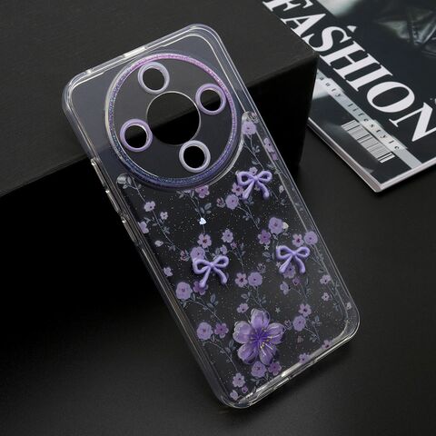 Zastitna maska (futrola) WHISPER - Huawei Honor X9D/Magic 8 lite ljubicasta (MS).