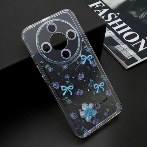 Zastitna maska (futrola) WHISPER - Huawei Honor X9D/Magic 8 lite plava (MS).