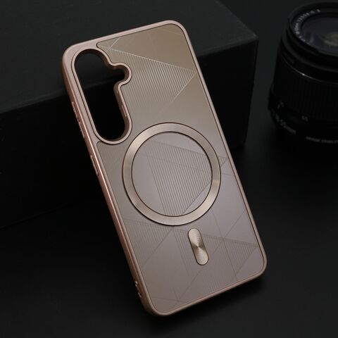 Zastitna maska (futrola) ZEN SHIELD MagSafe - Samsung S921 Galaxy S24 5G roze (MS).