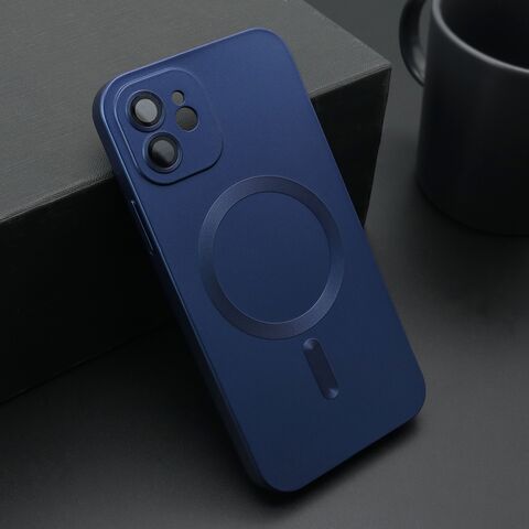 Zastitna maska (futrola) ELEGANT MAGSAFE - iPhone 12 plava (MS).