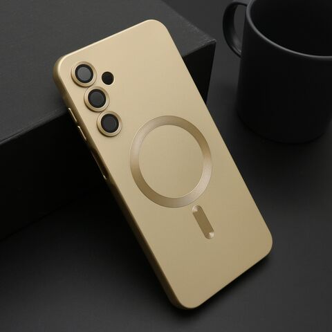 Zastitna maska (futrola) ELEGANT MAGSAFE - Samsung A166 Galaxy A16 5G zlatna (MS).