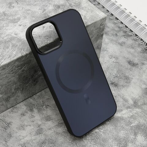 Zastitna maska (futrola) COLOR METAL MagSafe - iPhone 13 (6.1) plava (big camera) (MS).