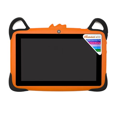 Wintouch tablet - decu K717 7 inca crni / Zastitna maska (futrola) narandzasta (MS).