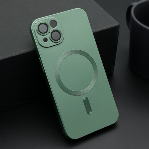 Zastitna maska (futrola) ELEGANT MAGSAFE - iPhone 13 (6.1) zelena (MS).