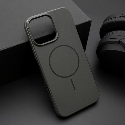 Zastitna maska (futrola) JELLY MagSafe - iPhone 16 Pro Max (6.9) crna (MS).