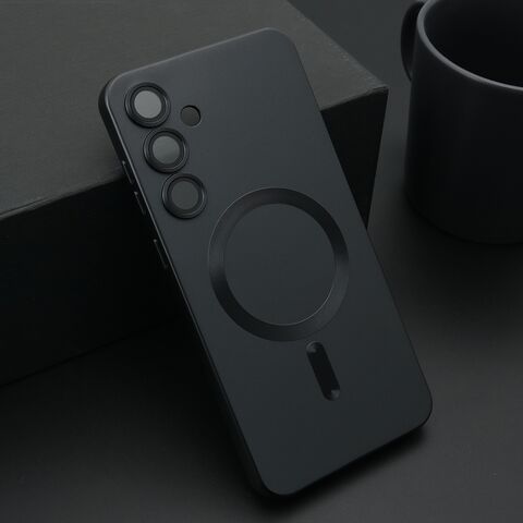 Zastitna maska (futrola) ELEGANT MAGSAFE - Samsung S926 Galaxy S24 Plus 5G crna (MS).