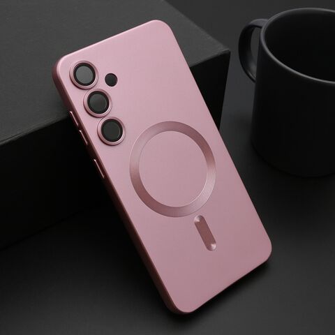 Zastitna maska (futrola) ELEGANT MAGSAFE - Samsung S931 Galaxy S25 5G roze (MS).