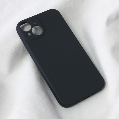 Zastitna maska (futrola) Teracell Soft Velvet - iPhone 14 crna.