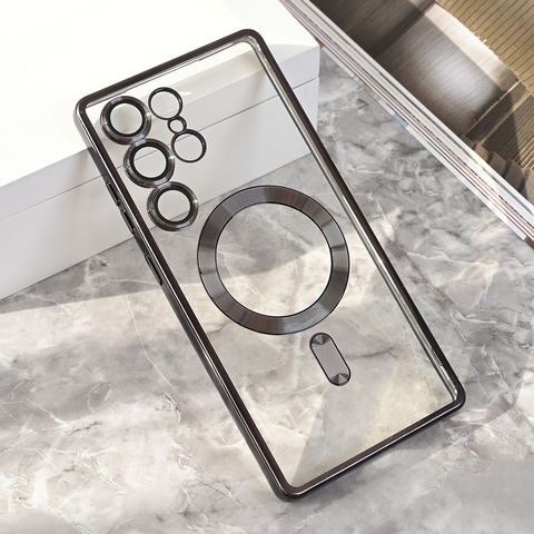 Zastitna maska (futrola) Magsafe Lux - Samsung S938 Galaxy S25 Ultra crna.