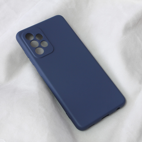 Zastitna maska (futrola) Teracell Soft Velvet - Samsung A525 Galaxy A52 4G/A526 Galaxy A52 5G/A528B Galaxy A52s 5G plava.