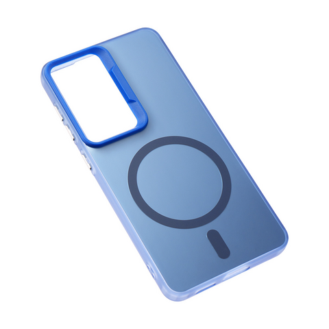 Zastitna maska (futrola) Magsafe providna - Samsung S941 Galaxy S26 plava.