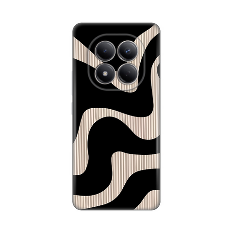 Zastitna ultra tanka (skin) maska / futrola PRINT - Xiaomi Redmi Note 15 Pro 4G crni Flow.