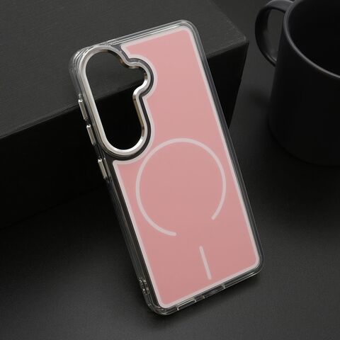 Zastitna maska (futrola) CLASSIC LOOK MagSafe - Samsung S941 Galaxy S26 5G roze (MS).
