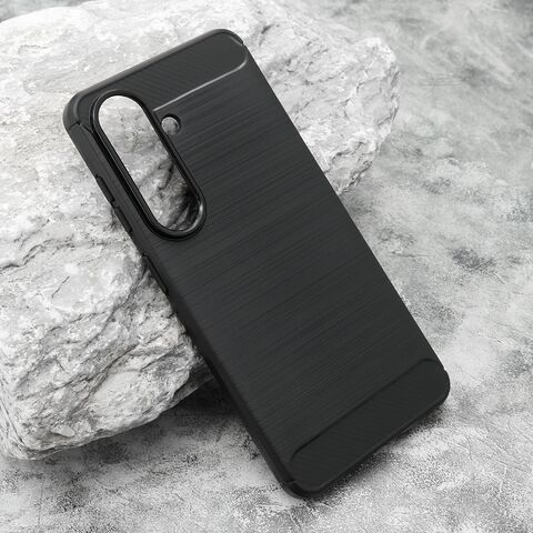 Zastitna silikonska maska (futrola) BRUSHED - Samsung S941 Galaxy S26 5G crna (MS).