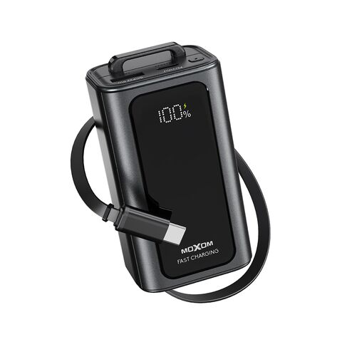 Univerzalna Back Up Baterija Moxom MX-PB166 Hurricane PD 20W + QC 22.5W 10000mAh crni (MS).